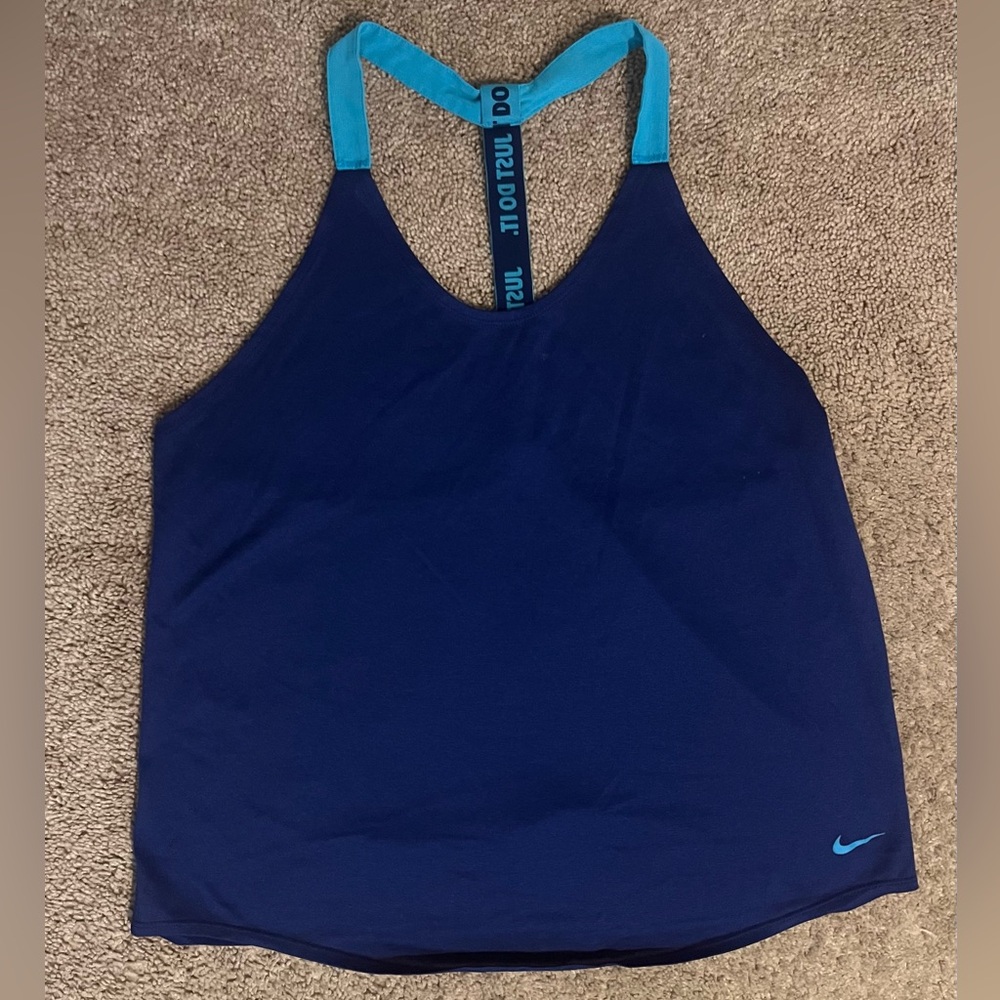 Nike Women's Blue and Navy Vest